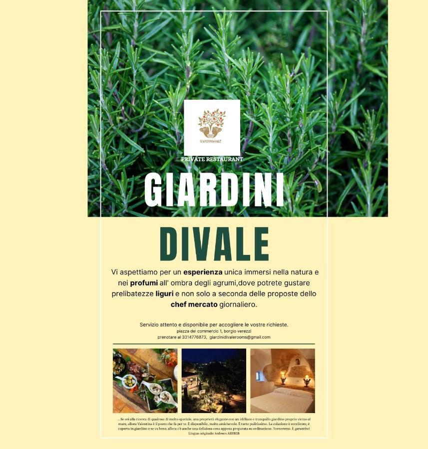 B&B Giardinidivale A 2 Chilometri Da Finale Ligure Borgio Verezzi Zewnętrze zdjęcie